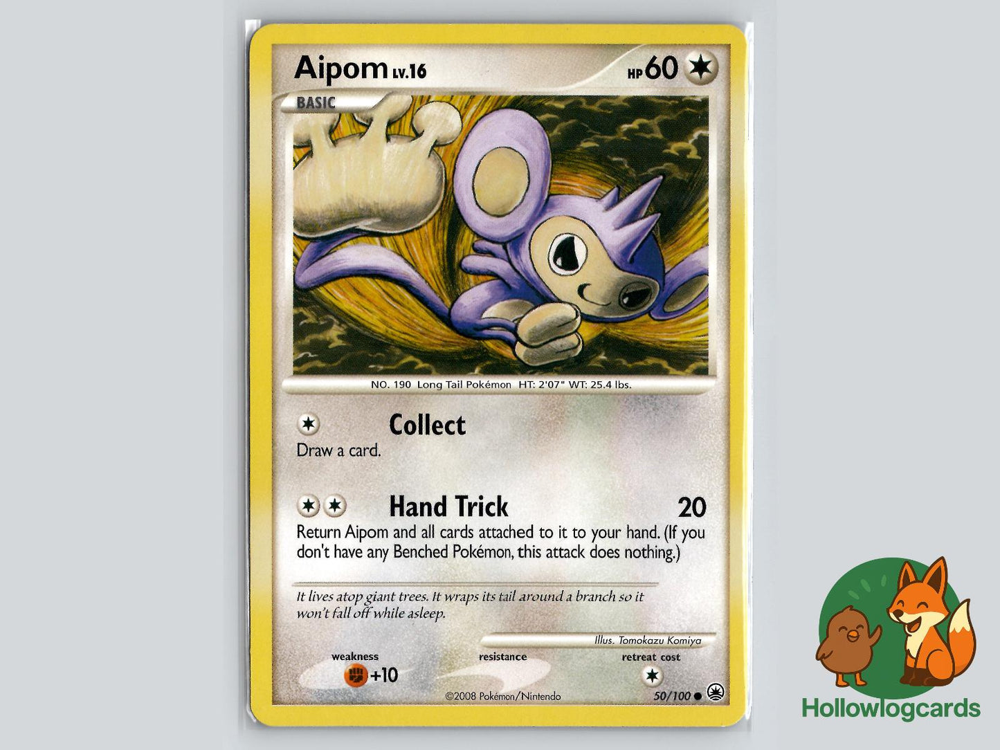 Aipom (50/100) - Majestic Dawn Pokémon Card
