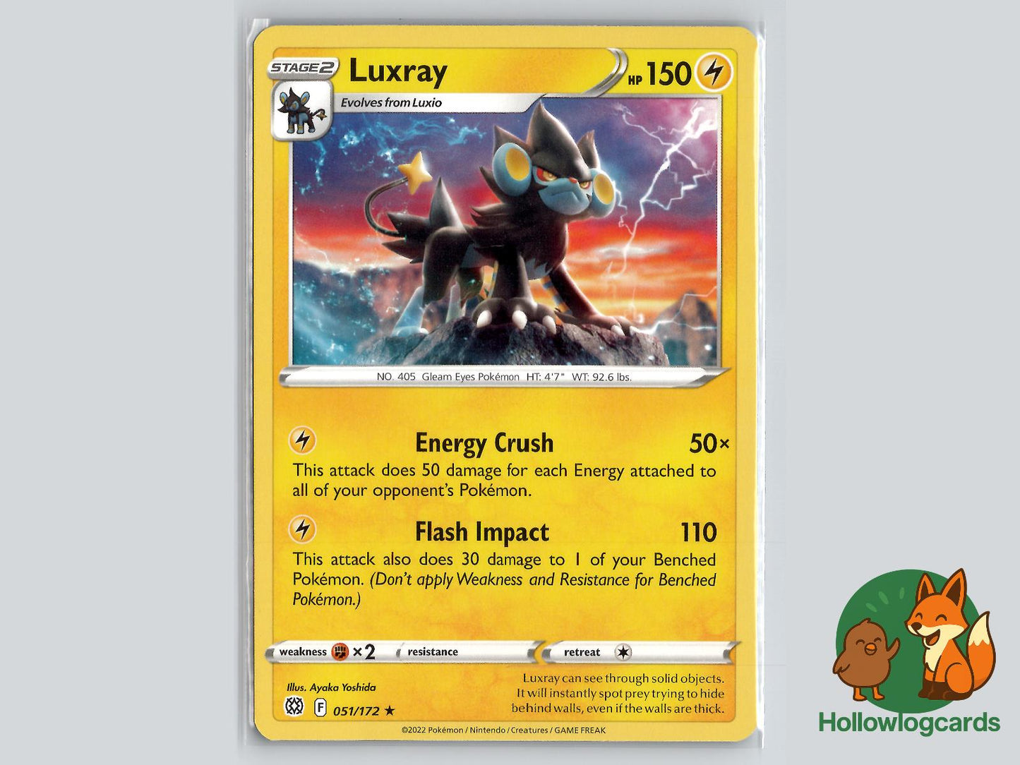 Luxray (051/172) - Brilliant Stars Pokémon Card