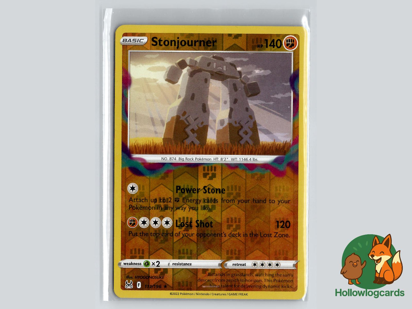 Stonjourner (111/196) - Lost Origin Pokémon Card