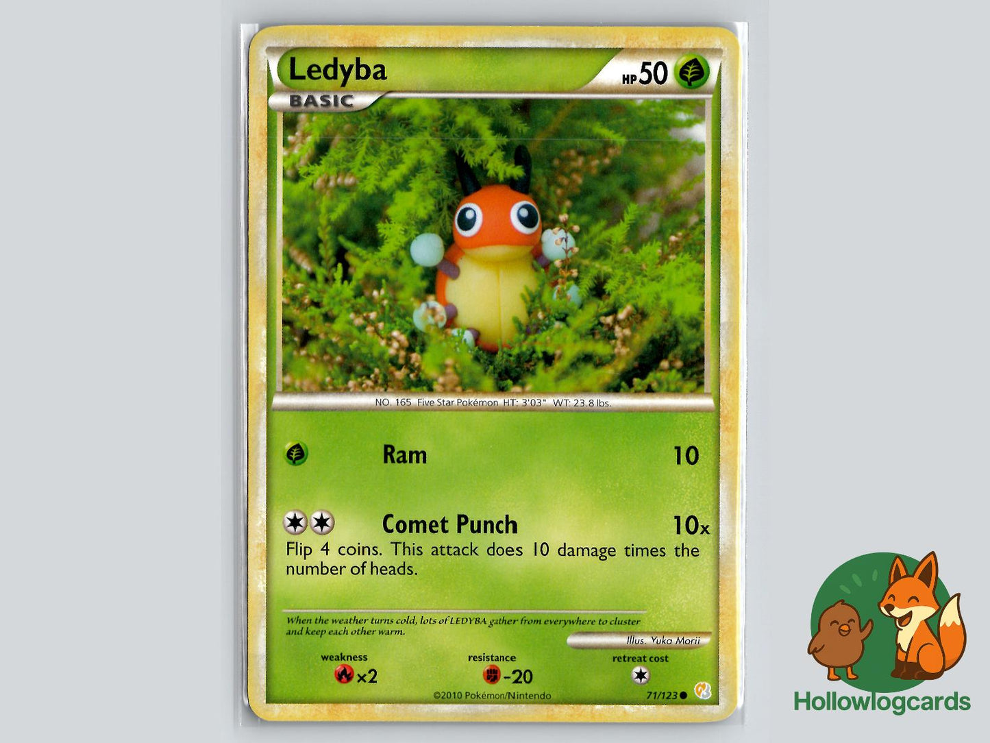 Ledyba (71/123) - HeartGold & SoulSilver Pokémon Card