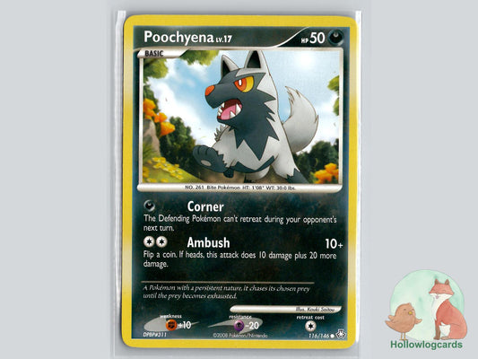 Poochyena (116/146) - Legends Awakened Pokémon Card
