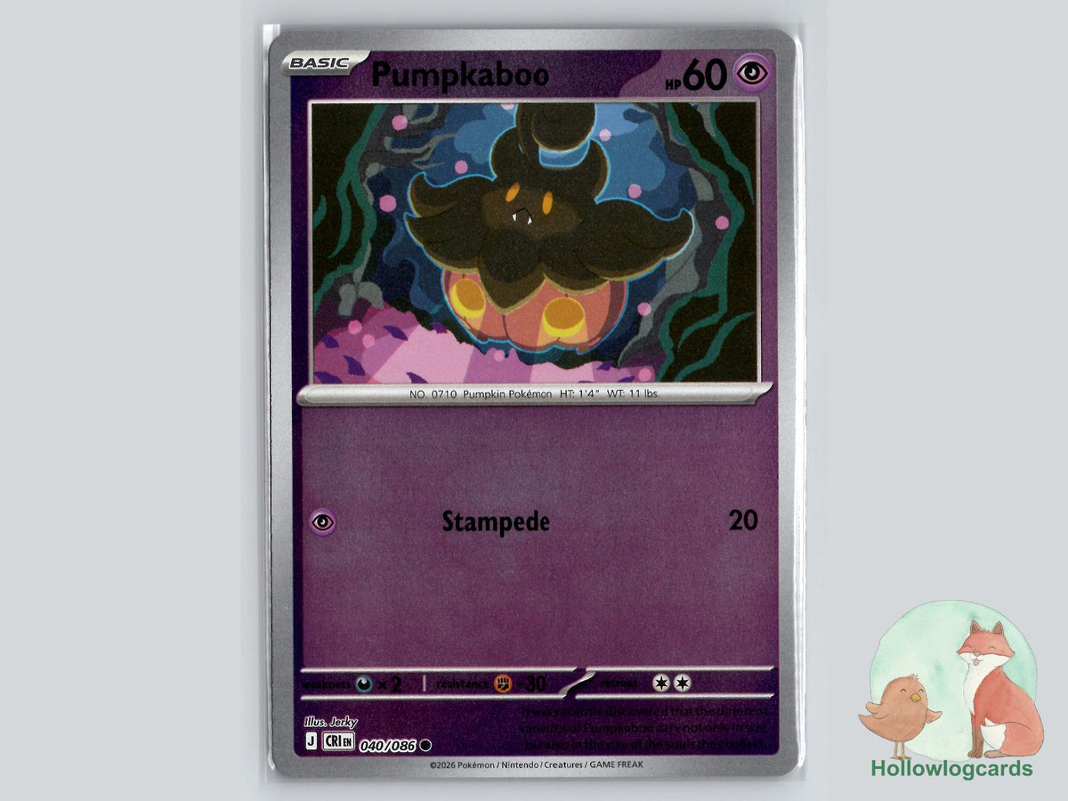 Pumpkaboo (040/086) Pokémon Card