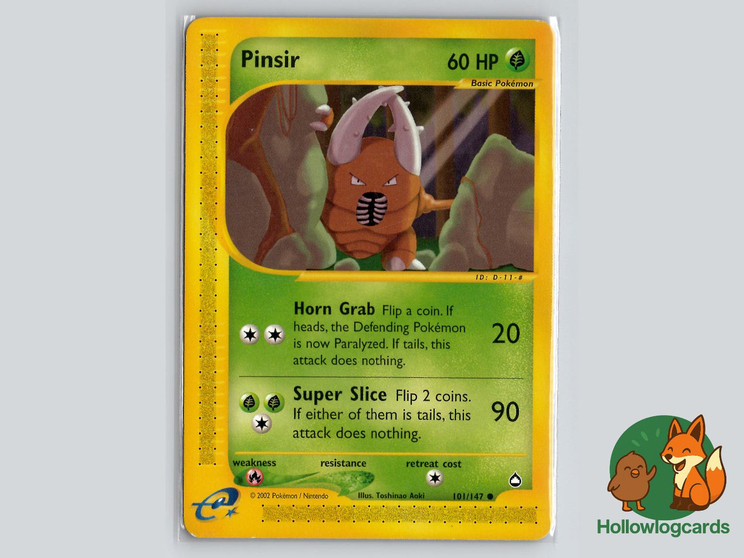 Pinsir (101/147) - Aquapolis Pokémon Card