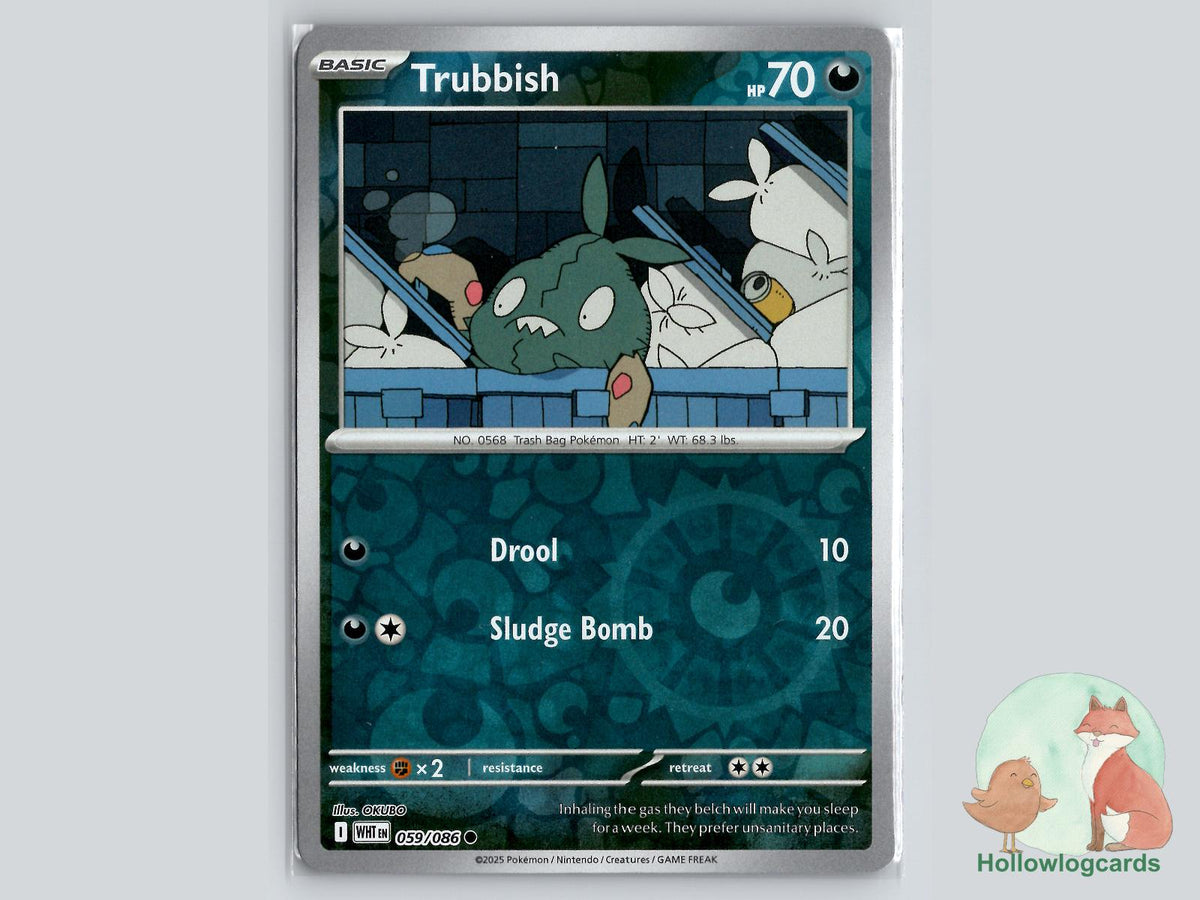 Trubbish (059/086) - White Flare Pokémon Card