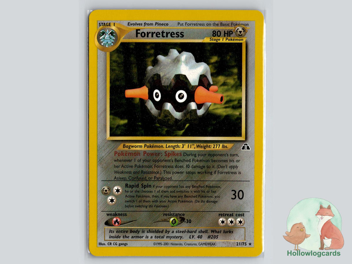 Forretress (21/75) - Neo Discovery Pokémon Card