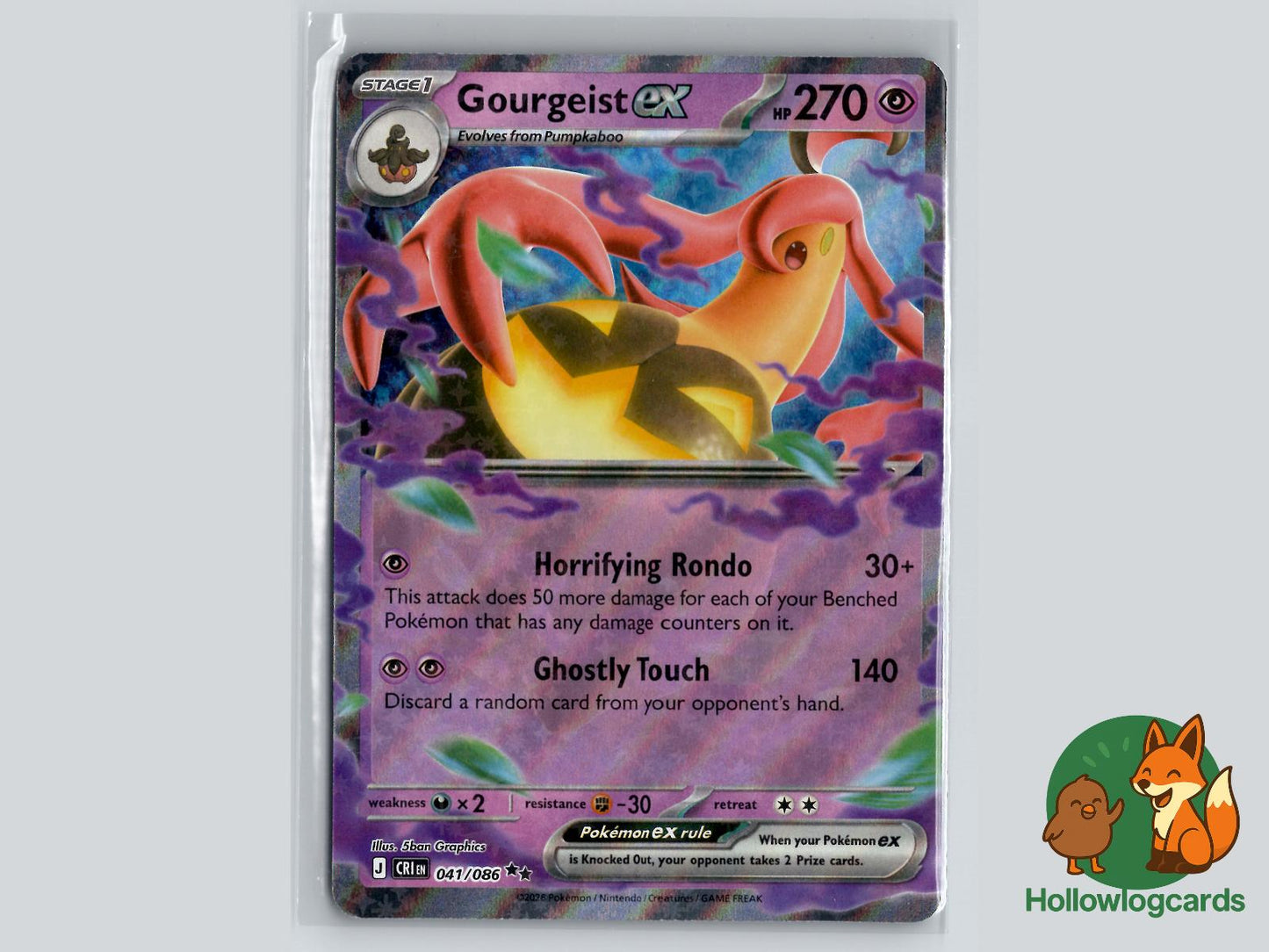 Gourgeist ex (041/086) Pokémon Card