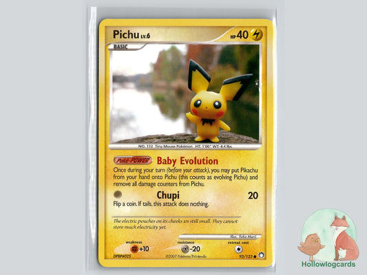 Pichu (93/123) - Mysterious Treasures Pokémon Card