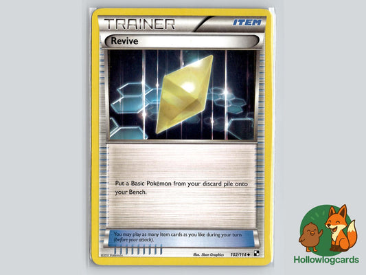 Revive (102/114) - Black & White Pokémon Card