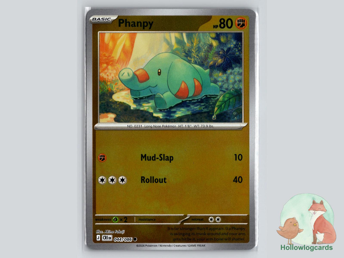 Phanpy (044/086) Pokémon Card