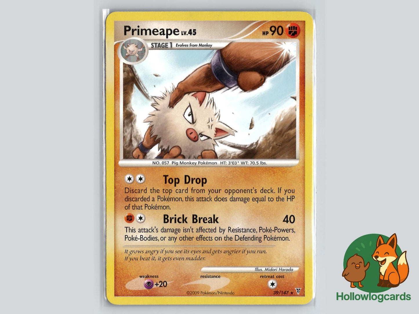 Primeape (39/147) - Supreme Victors Pokémon Card