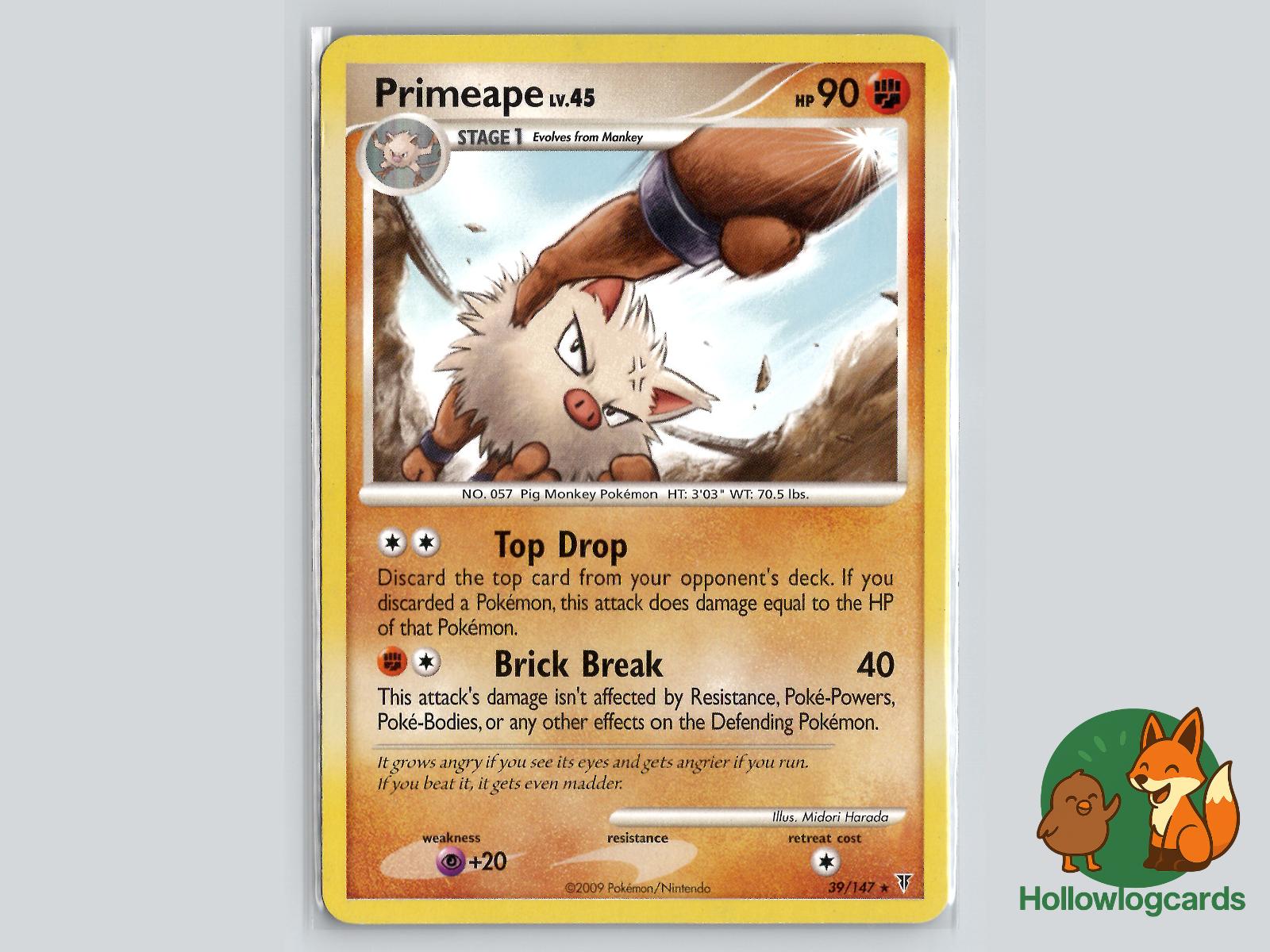 Primeape (39/147) - Supreme Victors Pokémon Card