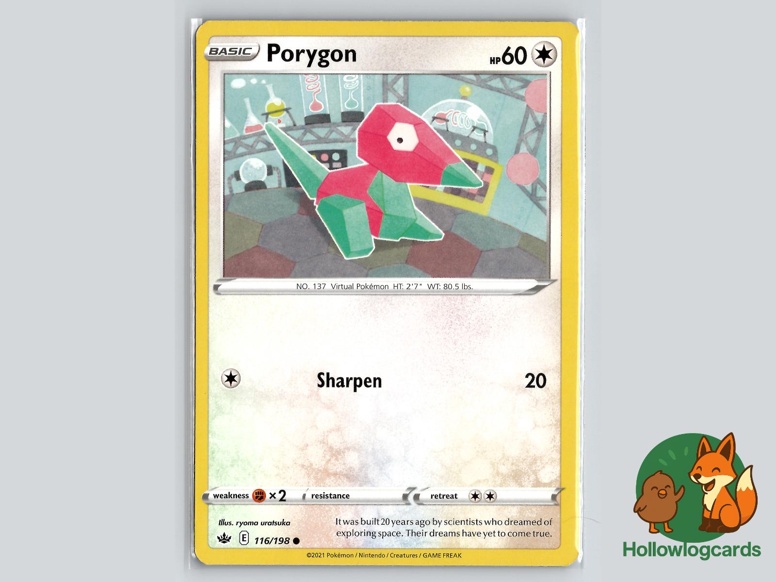 Porygon (116/198) - Chilling Reign Pokémon Card