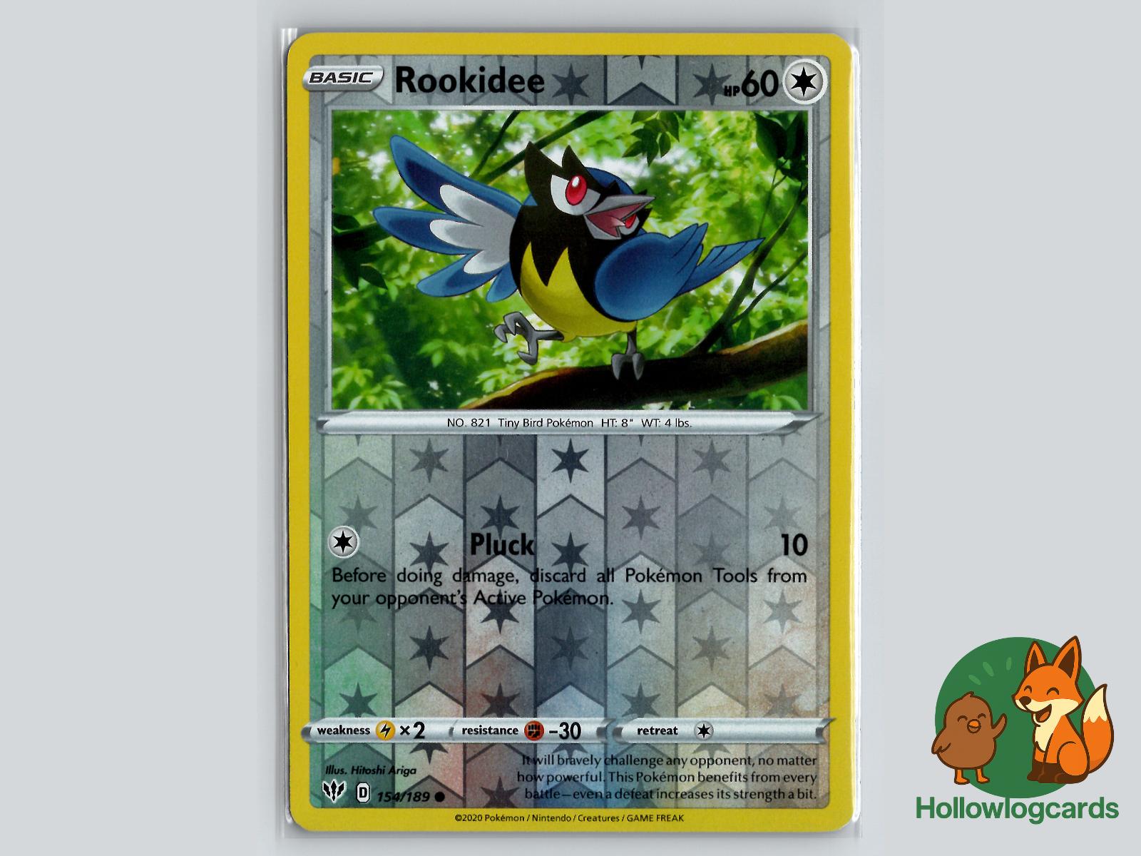 Rookidee (154/189) - Darkness Ablaze Pokémon Card