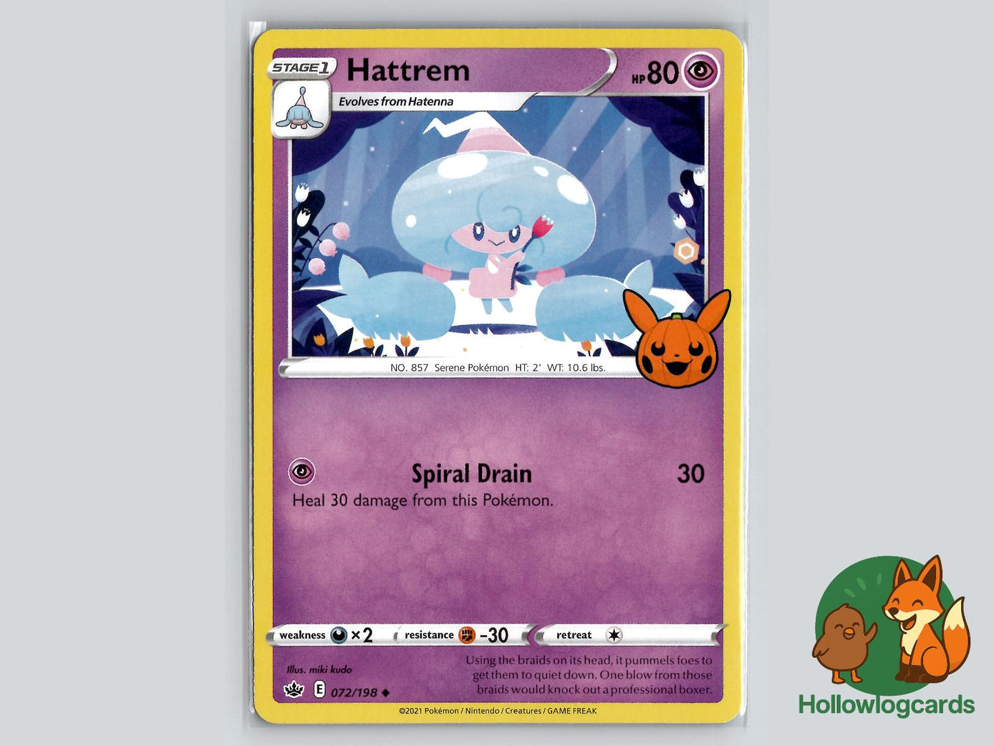 Hattrem (072/198) Pokémon Card
