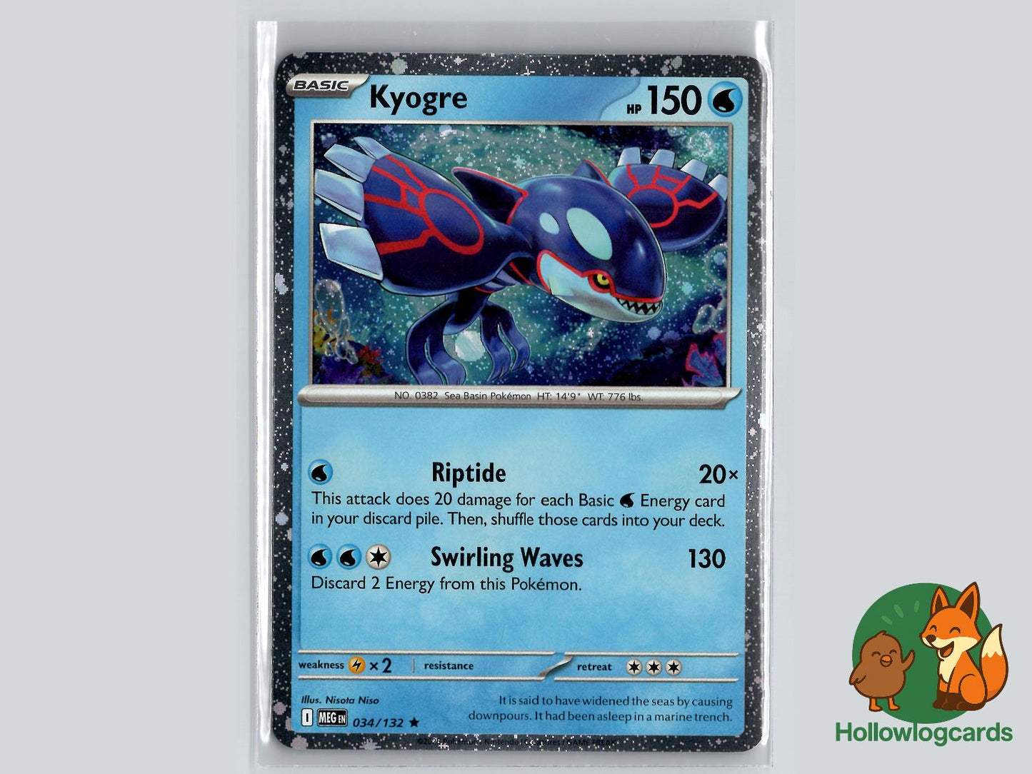 Kyogre (034/132) Pokémon Card