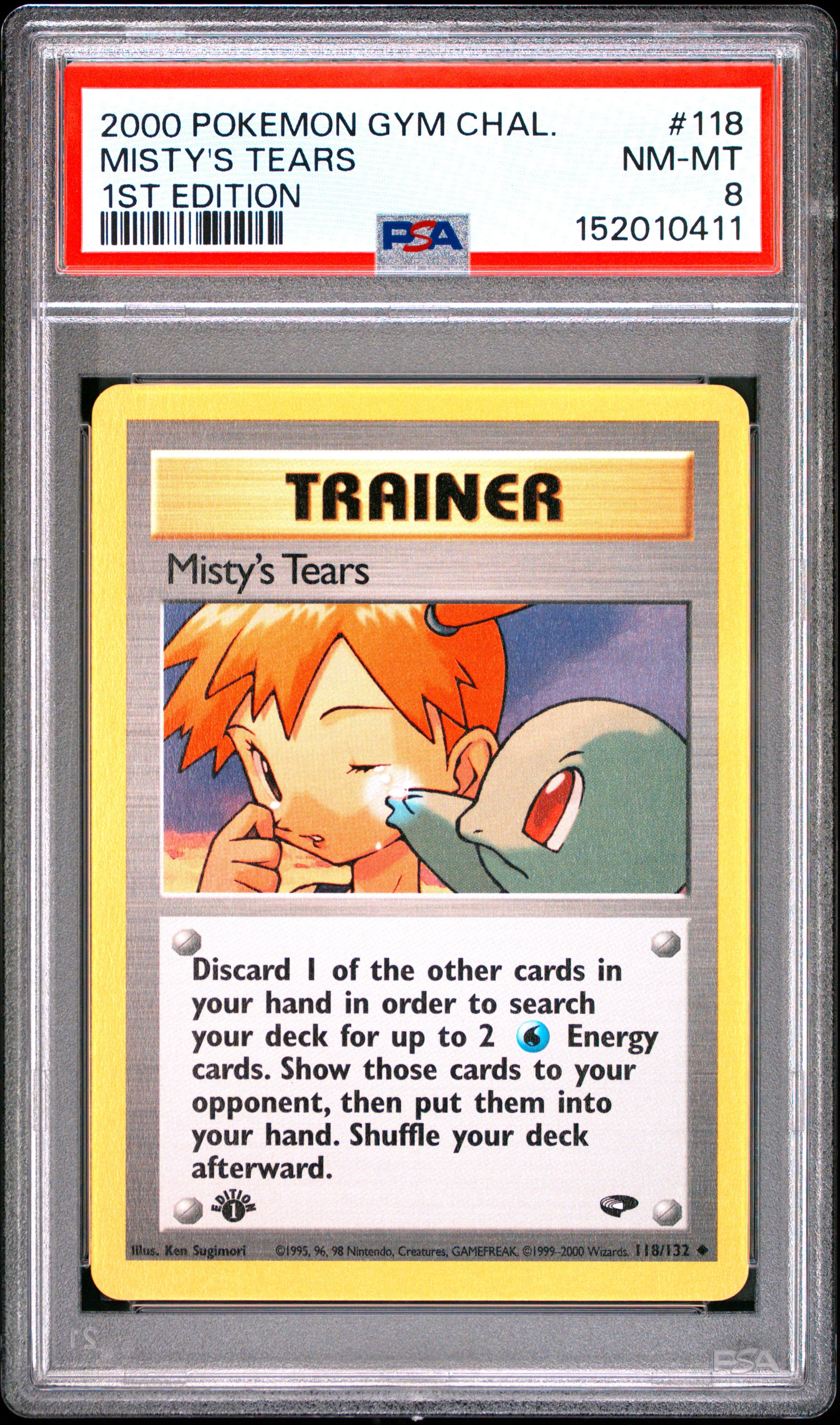 Graded 1st Edition Misty's Tears (118/132) | Pokémon Card NZ