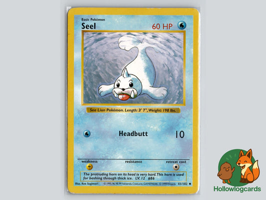 Seel (41/102) - Base Pokémon Card