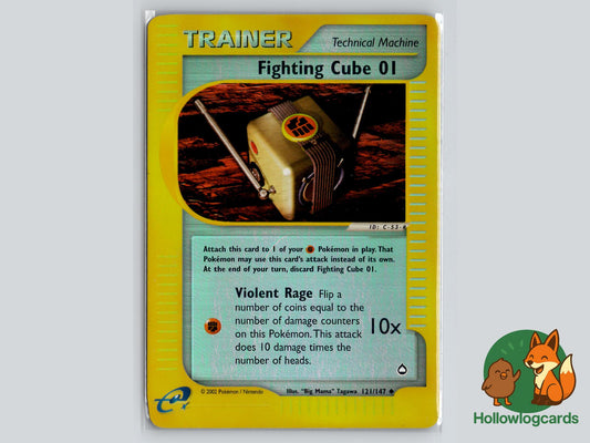Fighting Cube 01 (121/147) - Aquapolis Pokémon Card