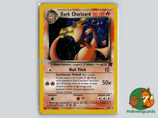 Dark Charizard (4/82) - Team Rocket Pokémon Card