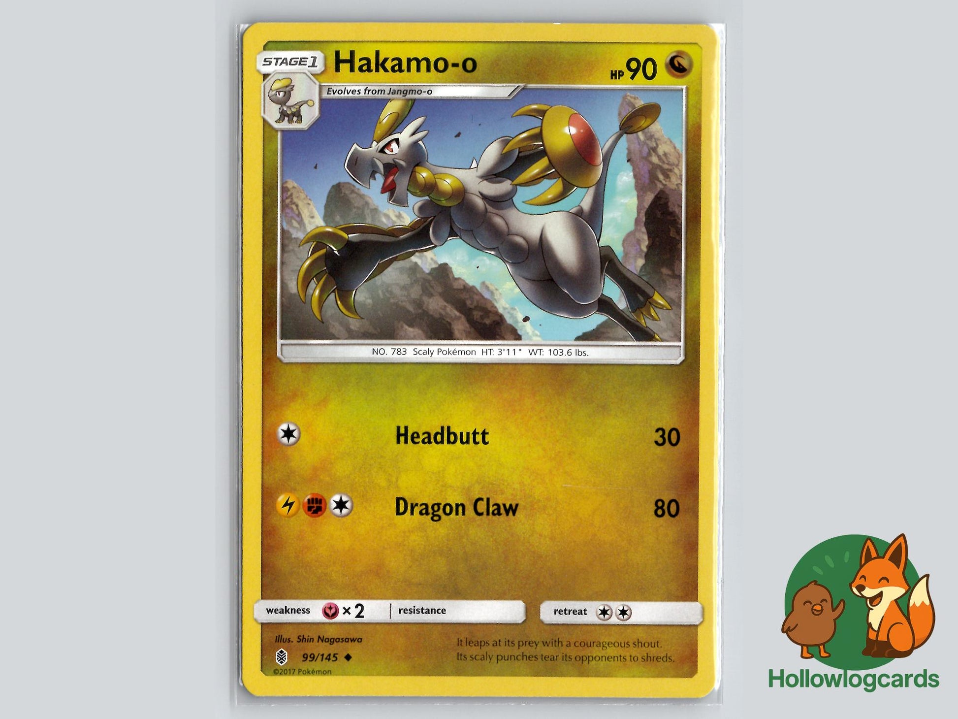 Hakamo (99/145) - Guardians Rising Pokémon Card