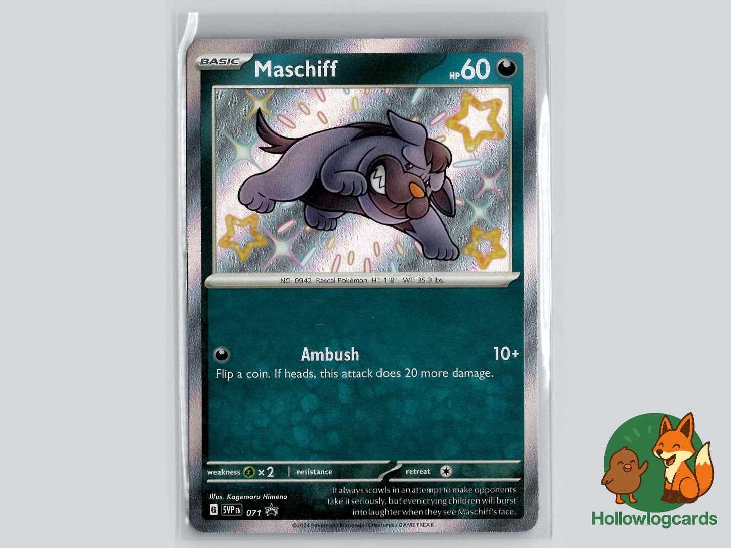 Maschiff (071) - Scarlet & Violet Pokémon Card