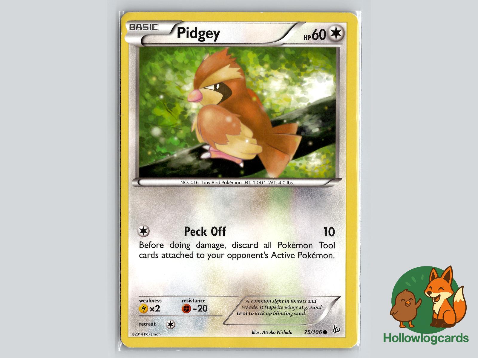 Pidgey (75/106) - Flashfire Pokémon Card