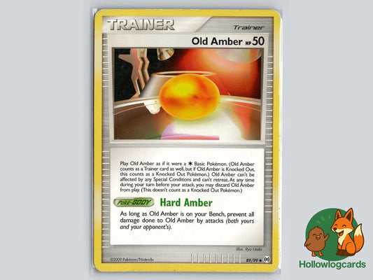 Old Amber (89/99) - Arceus Pokémon Card
