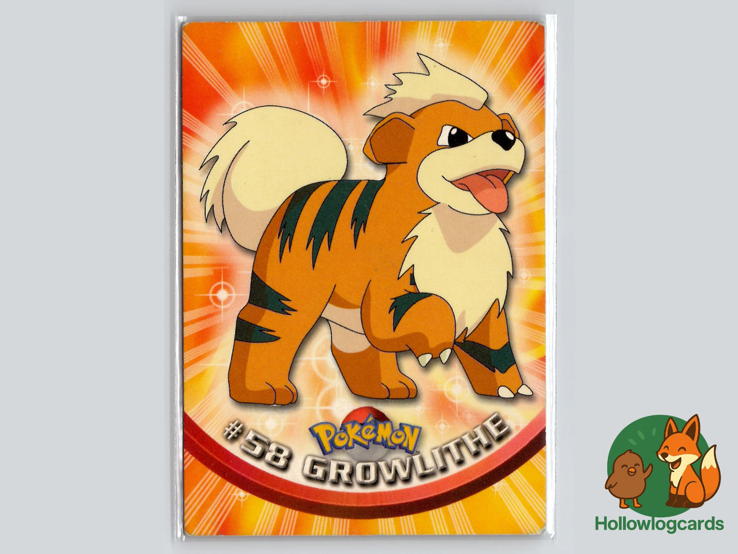 Growlithe - Topps Trading Cards Series 1 Pokémon Card