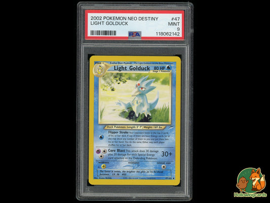 Graded Light Golduck (47/105) - Neo Destiny Pokémon Card
