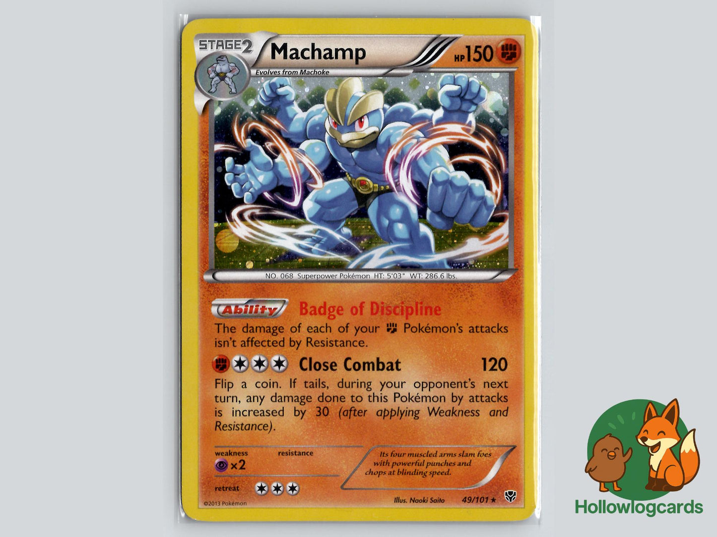 Machamp (49/101) - Plasma Blast Pokémon Card