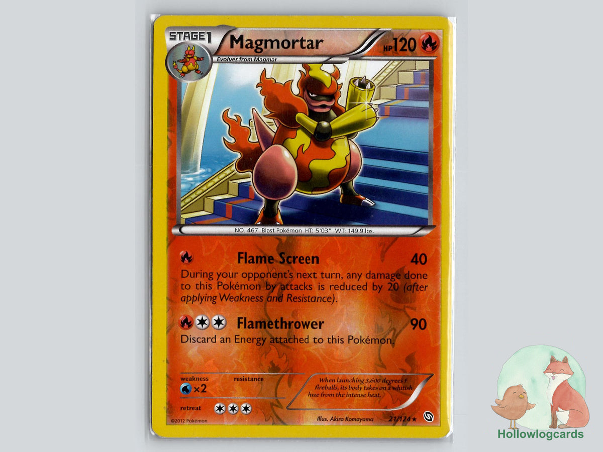 Magmortar (21/124) - Dragons Exalted Pokémon Card