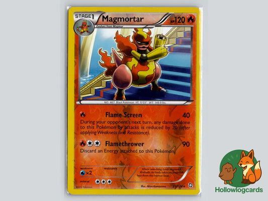 Magmortar (21/124) - Dragons Exalted Pokémon Card