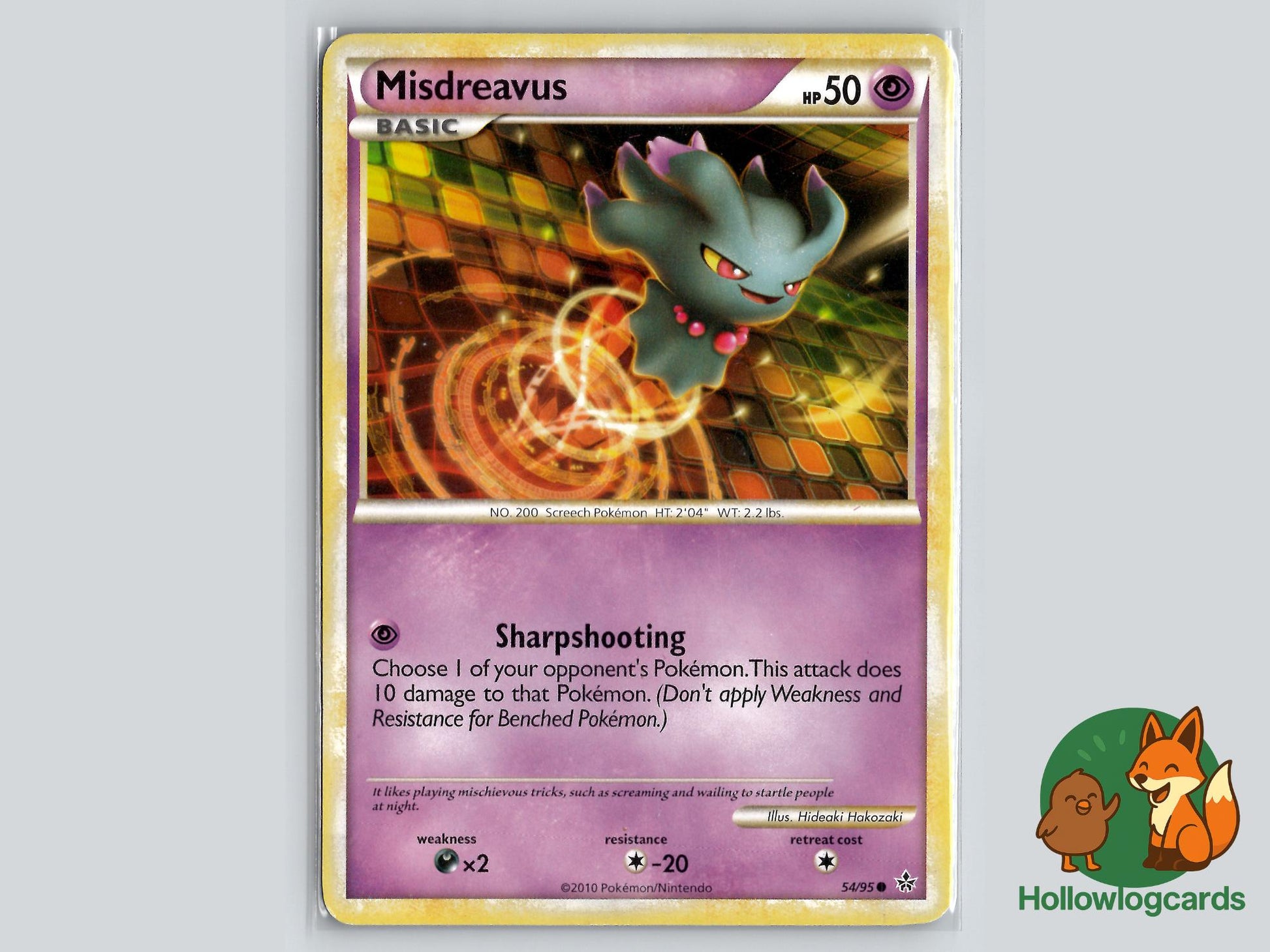Misdreavus (54/95) - Unleashed Pokémon Card