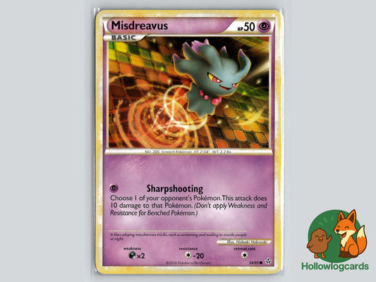 Misdreavus (54/95) - Unleashed Pokémon Card
