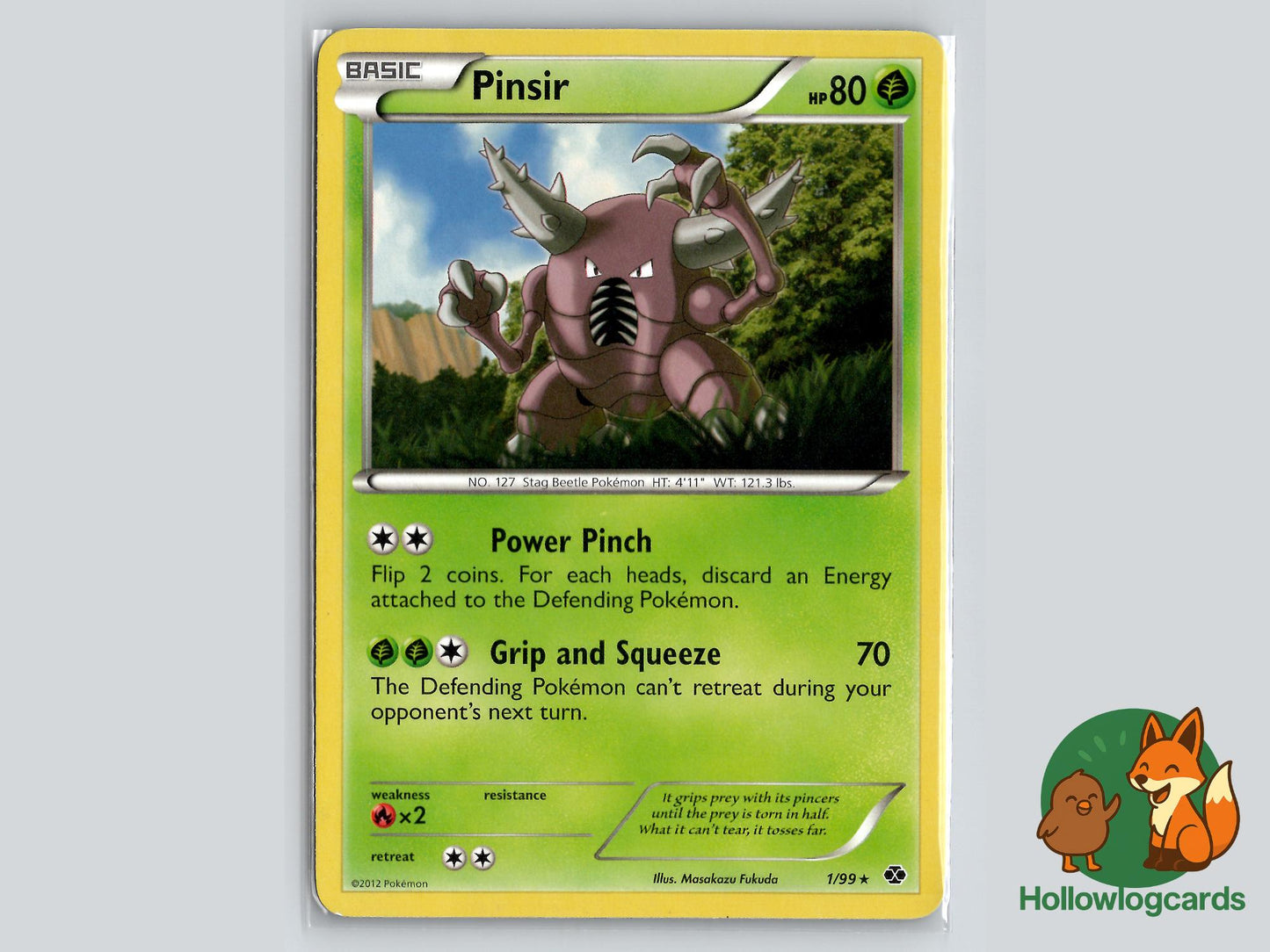 Pinsir (1/99) - Next Destinies Pokémon Card