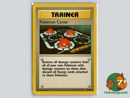 Pokemon Center (85/102) - Base Pokémon Card