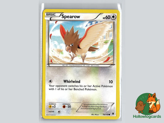 Spearow (78/119) - Phantom Forces Pokémon Card