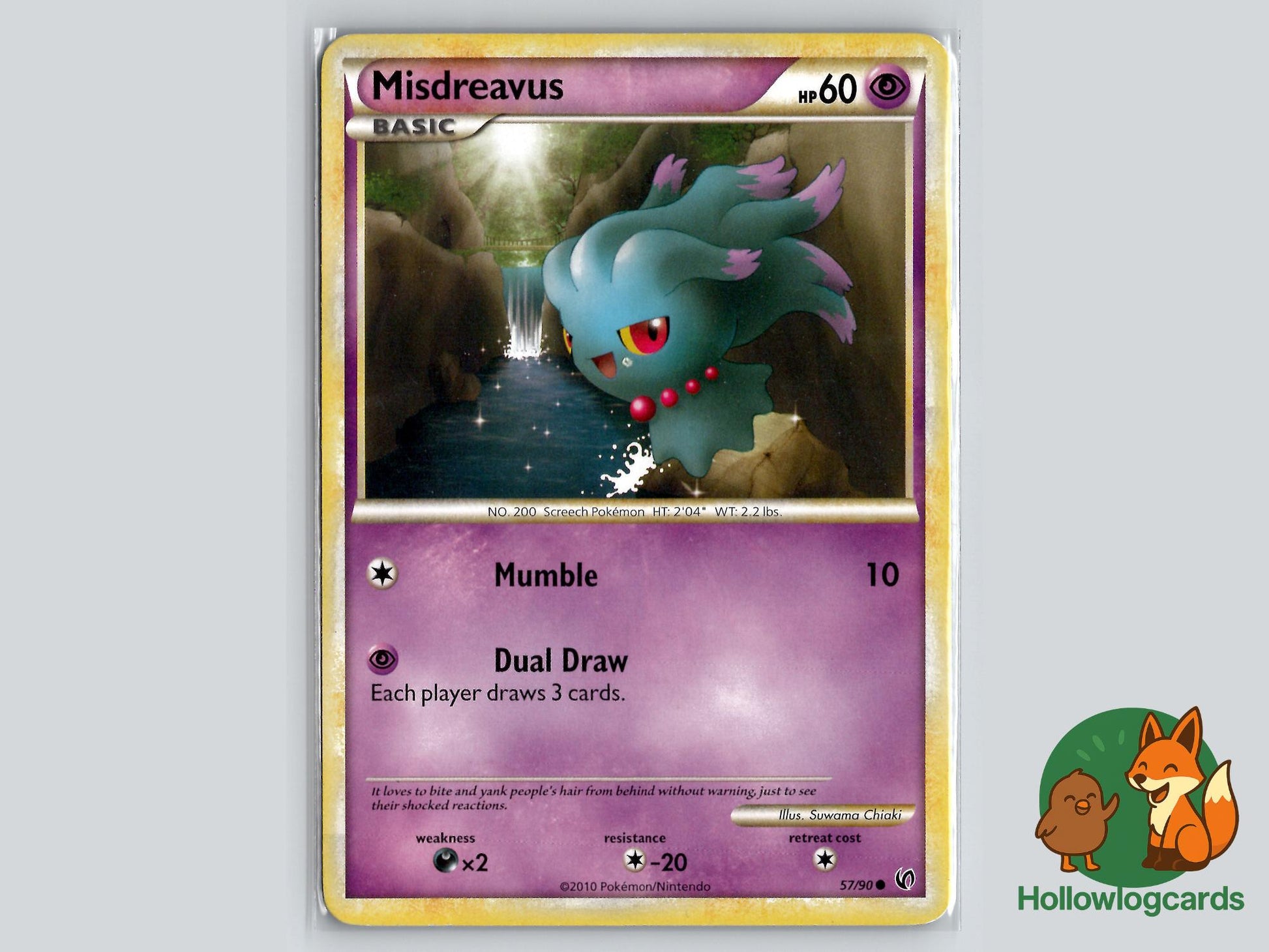 Misdreavus (57/90) - Undaunted Pokémon Card