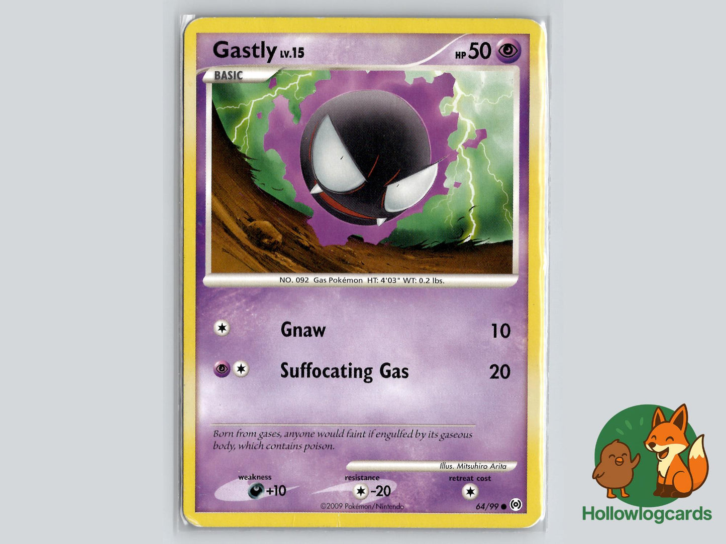 Gastly (64/99) - Arceus Pokémon Card