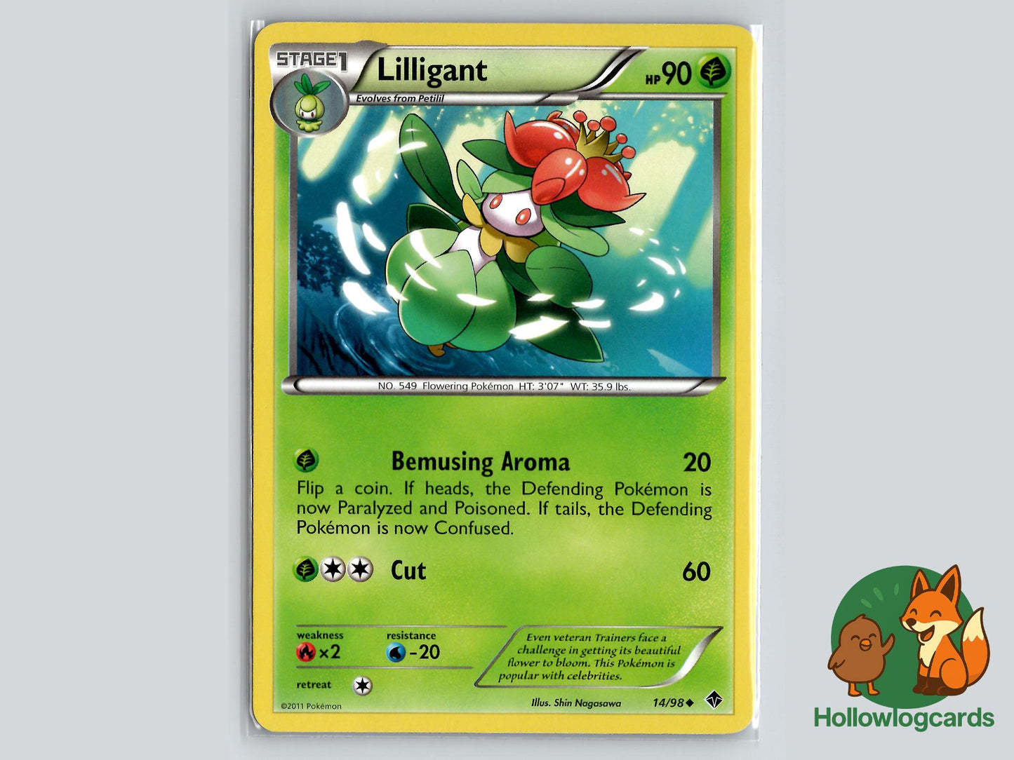 Lilligant (14/98) - Emerging Powers Pokémon Card