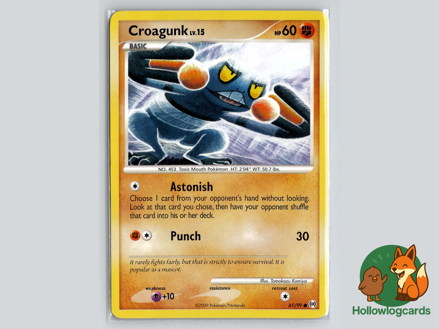 Croagunk (61/99) - Arceus Pokémon Card