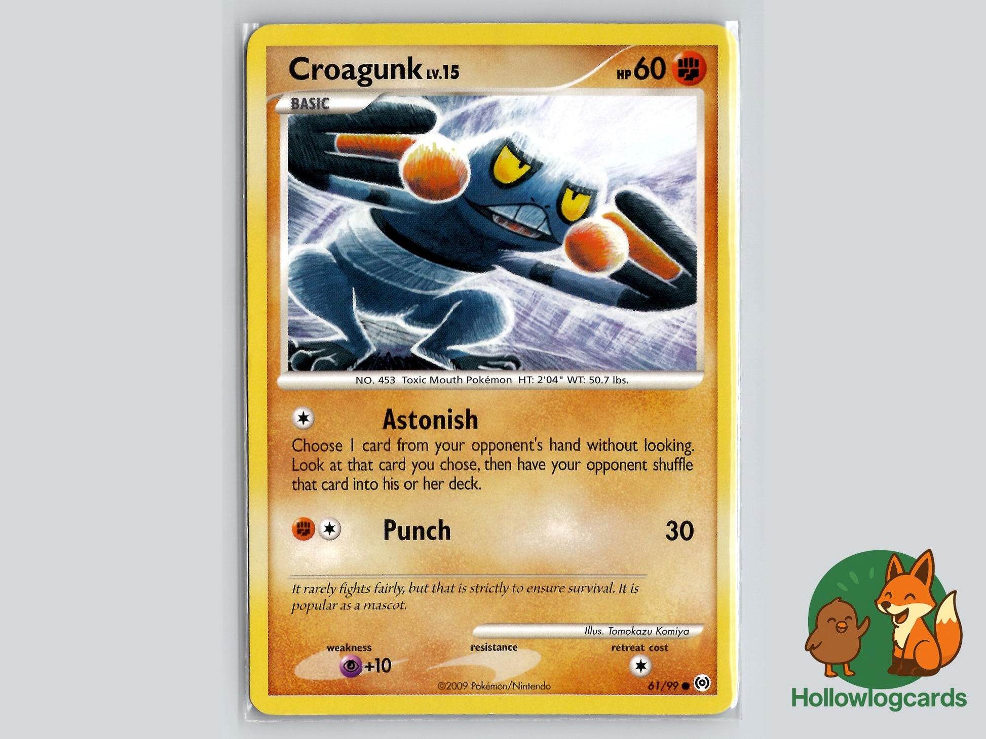 Croagunk (61/99) - Arceus Pokémon Card