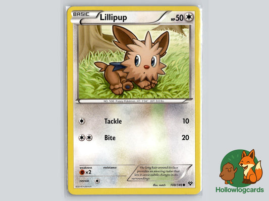 Lillipup (108/146) - XY Pokémon Card