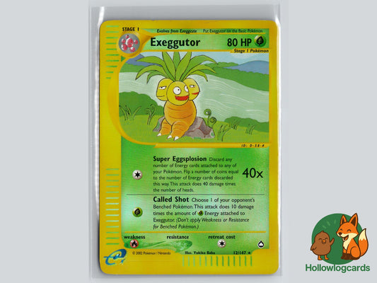 Exeggutor (12/147) - Aquapolis Pokémon Card