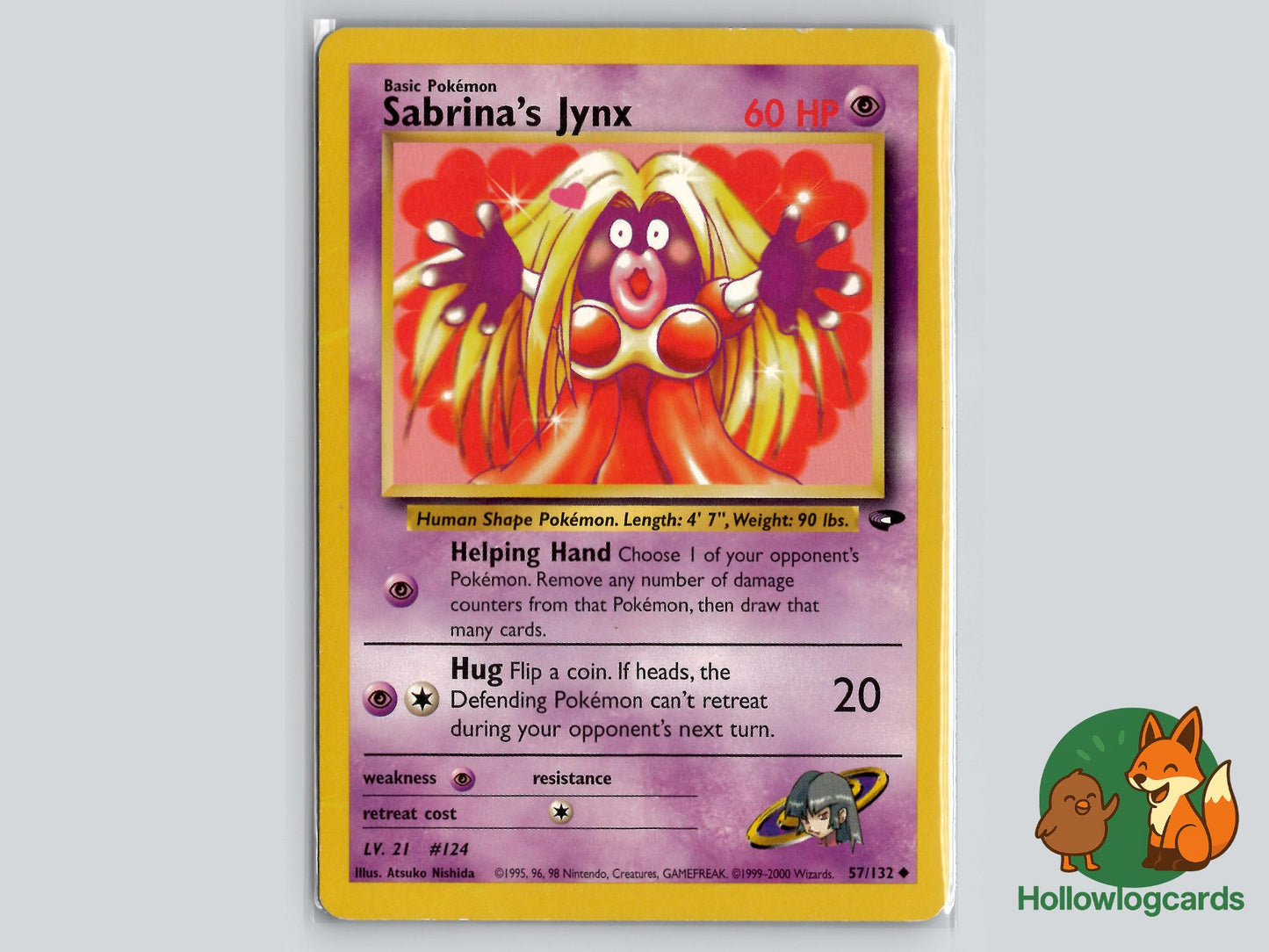 Sabrina's Jynx (57/132) - Gym Challenge Pokémon Card