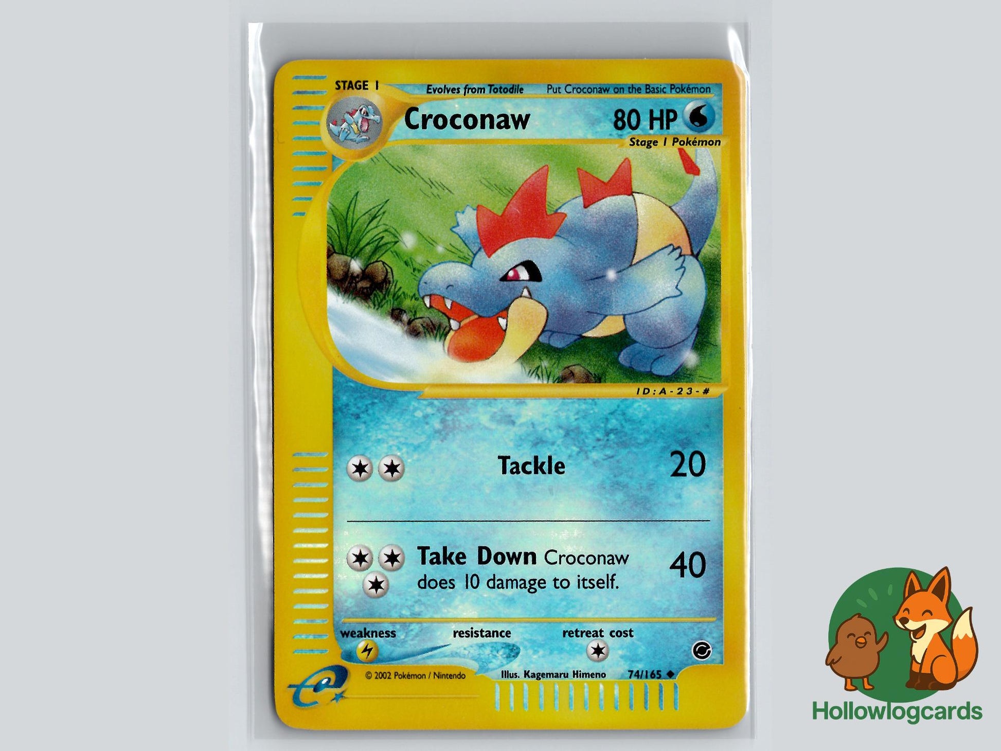 Croconaw (74/165) - Expedition Base Set Pokémon Card