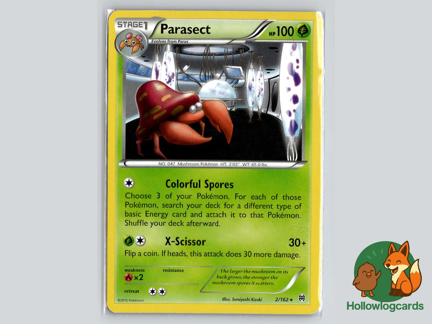 Parasect (2/162) - BREAKthrough Pokémon Card
