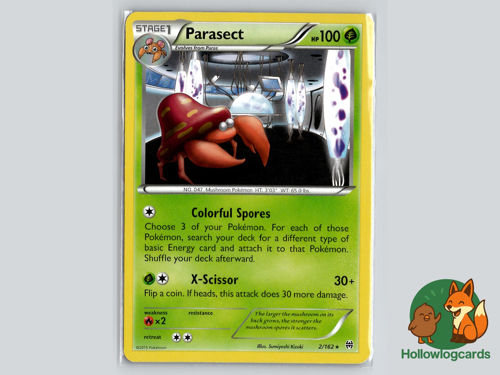 Parasect (2/162) - BREAKthrough Pokémon Card
