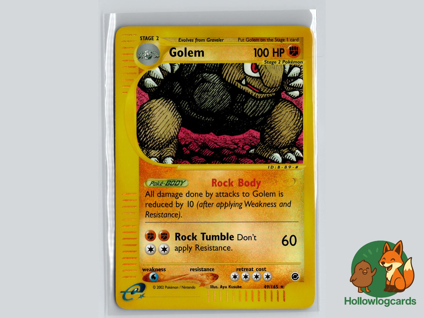 Golem (49/165) - Expedition Base Set Pokémon Card