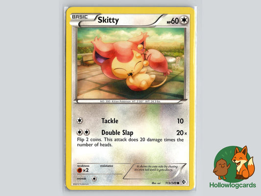 Skitty (113/149) - Boundaries Crossed Pokémon Card